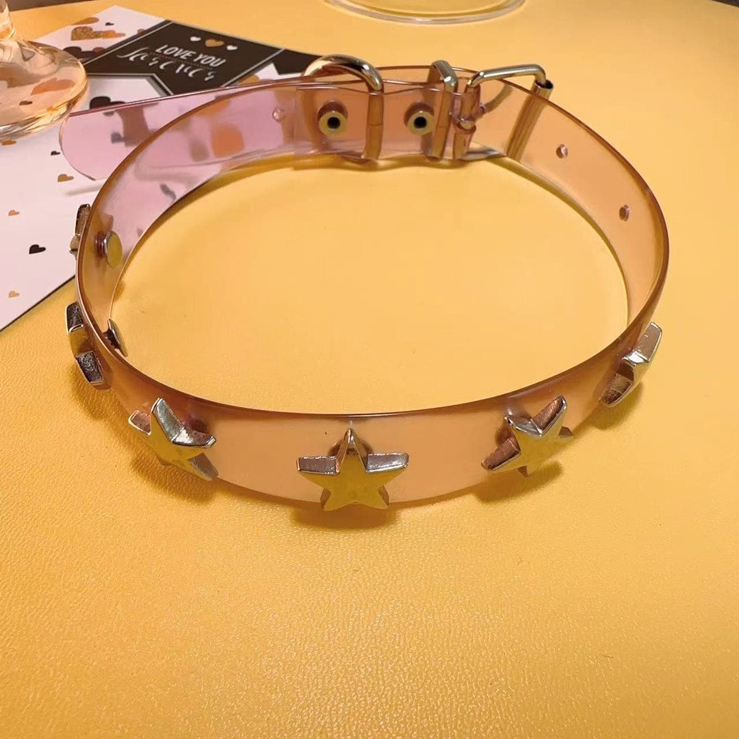 O ring adjustable pink choker necklace  | Festival Outfits Women