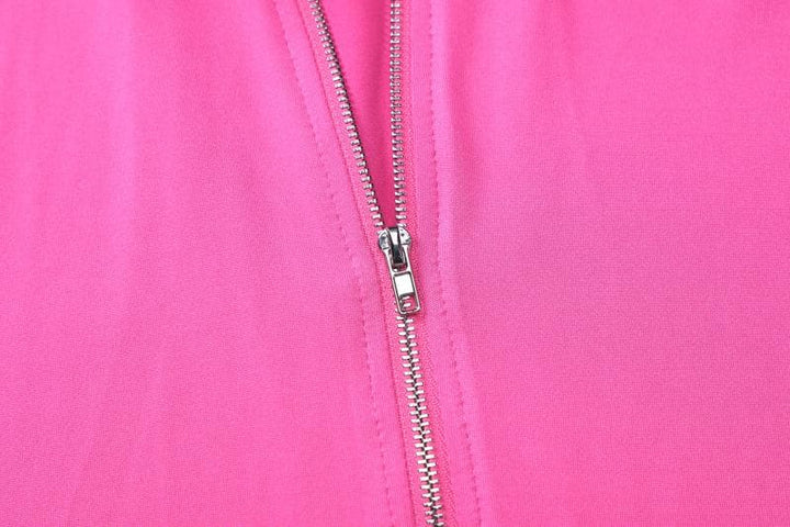 Long sleeve hoodie zip-up high rise pant set  | Festival Outfits Women