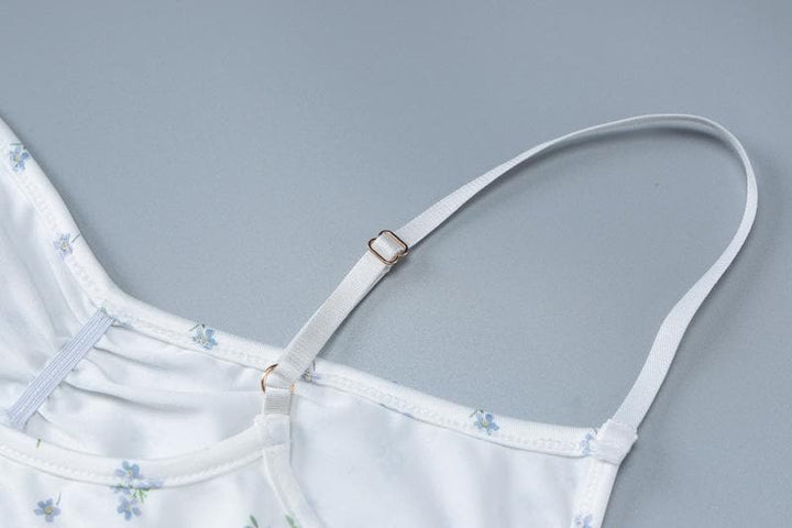 Backless flower print cami maxi dress  | Festival Outfits Women