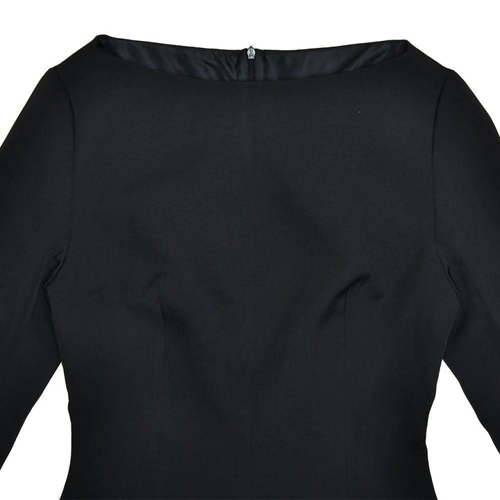 Long sleeve bowknot solid mini dress  | Festival Outfits Women