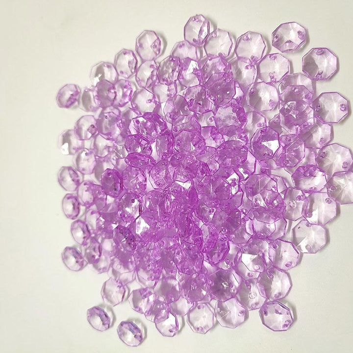 Metal chain plastic crystal halter backless crop top  | Festival Outfits Women