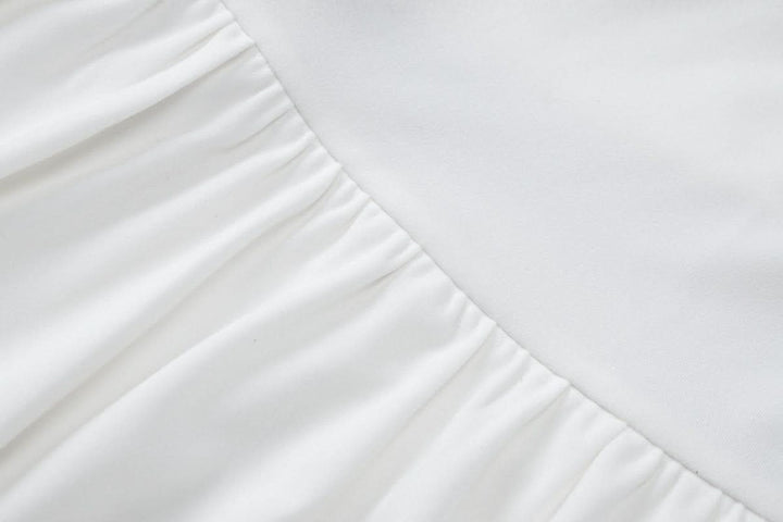 Backless solid A-line tube mini dress  | Festival Outfits Women