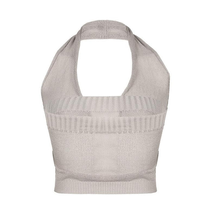 Tufafin Halter mai kauri mara baya | Kayan Biki na Mata