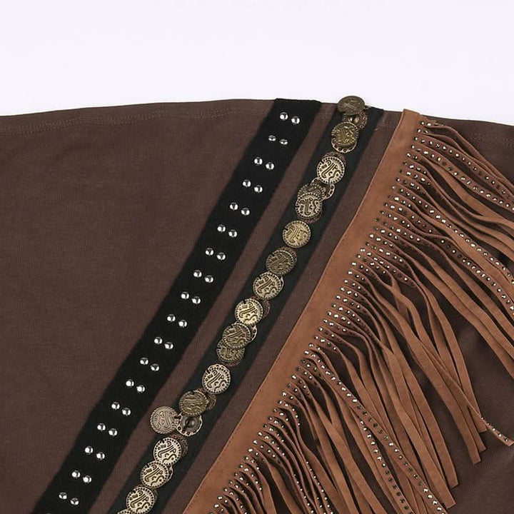 Beaded patchwork backless tube top  | Festival Outfits Women