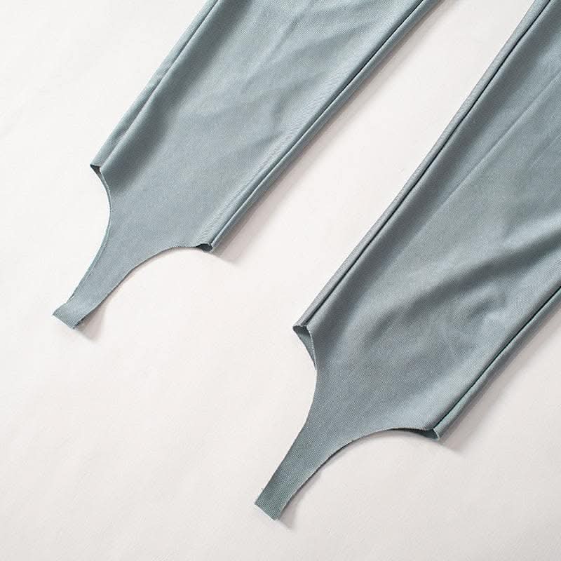 Ruched off shoulder long sleeve irregular solid pant set-final-sale  | Festival Outfits Women