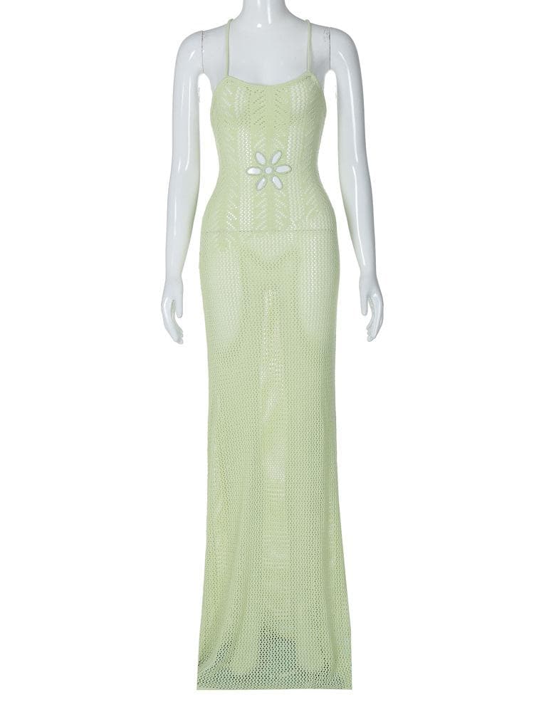 Rigar cami maxi mai suturar da aka saka a baya | Kayan Biki na Mata