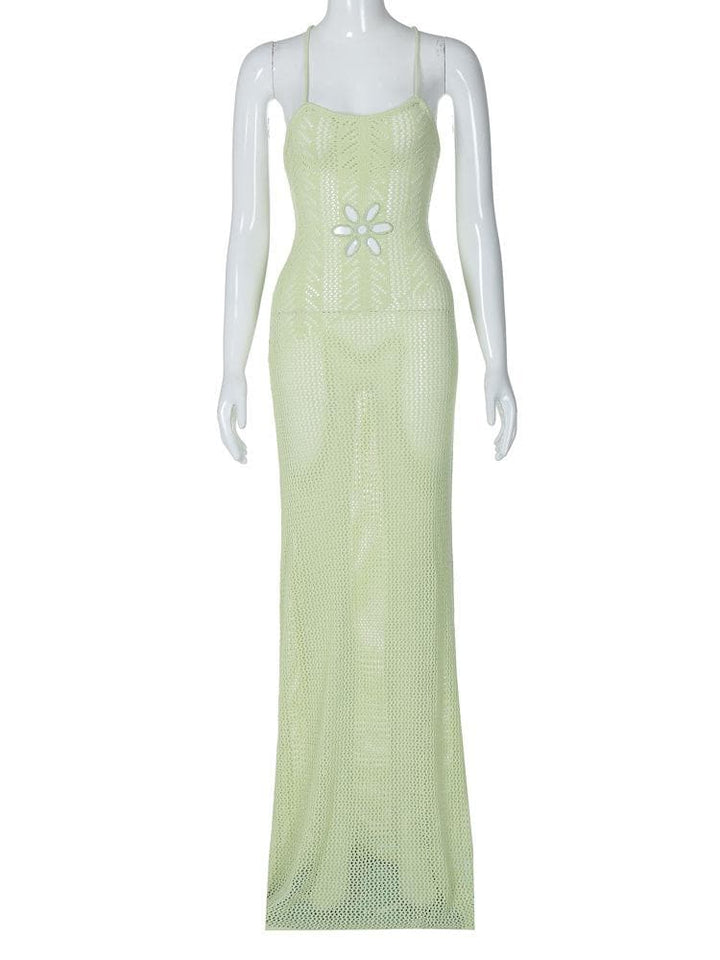 Rigar cami maxi mai suturar da aka saka a baya | Kayan Biki na Mata