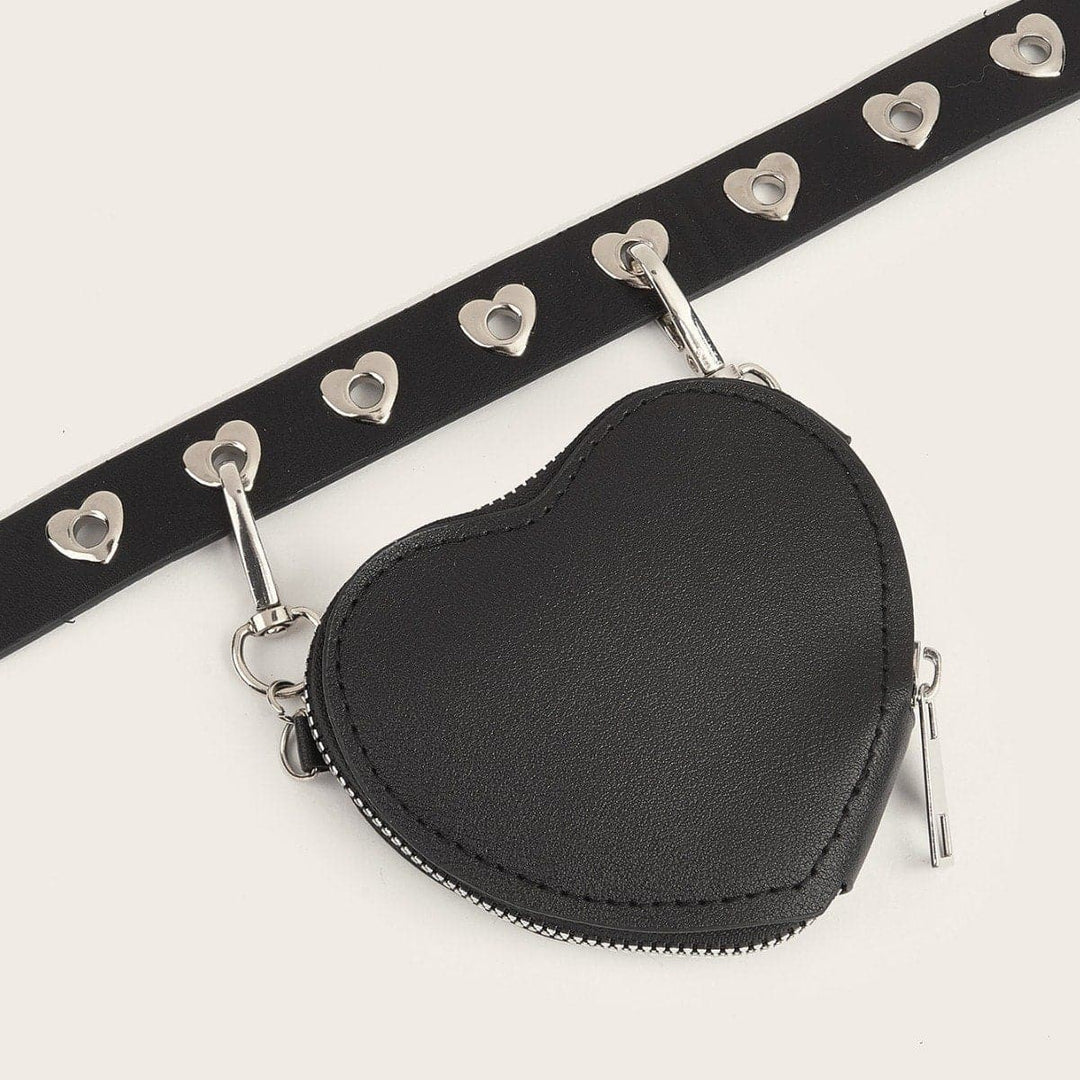 Heart hollow out bag adjustable belt  | Festival Outfits Women