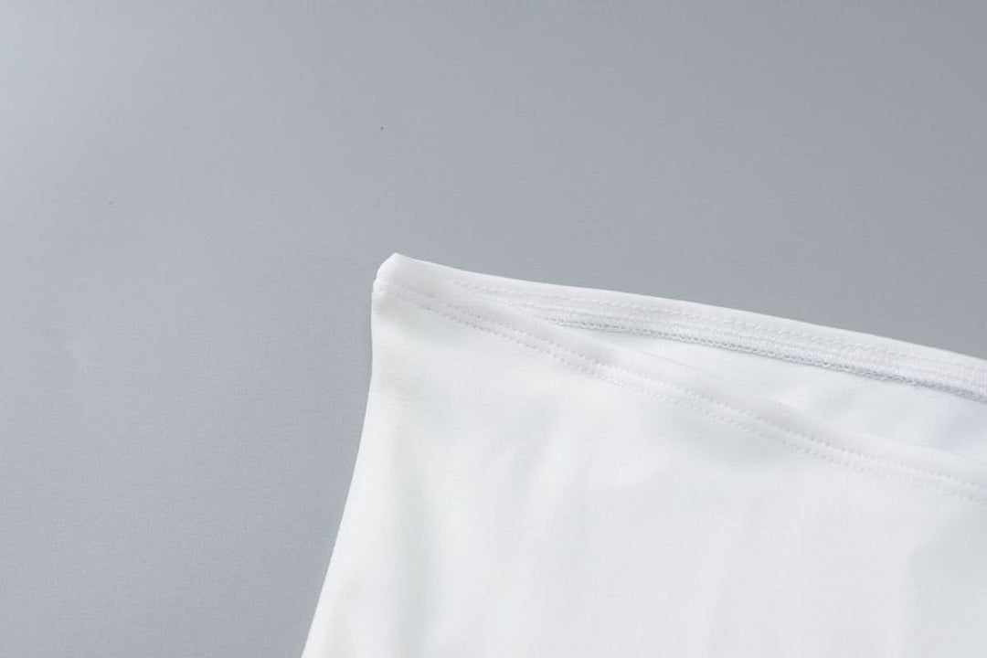 Backless solid A-line tube mini dress  | Festival Outfits Women