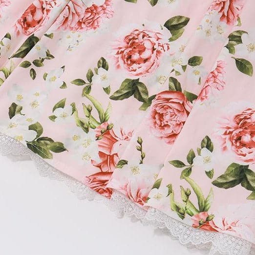 Riga mai lace mai laushi da aka yi da fure mai rubutu mai kauri | Tufafin Biki na Mata