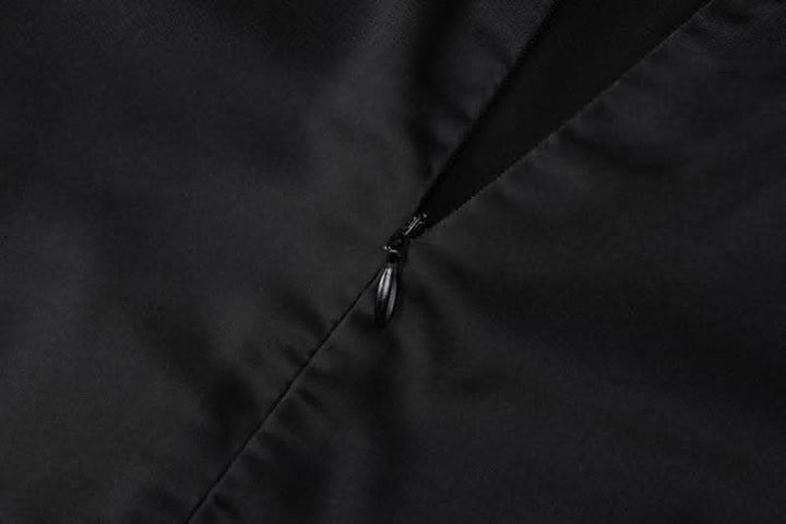 Beaded square neck slit zip-up backless cami maxi dress-final-sale  | Festival Outfits Women