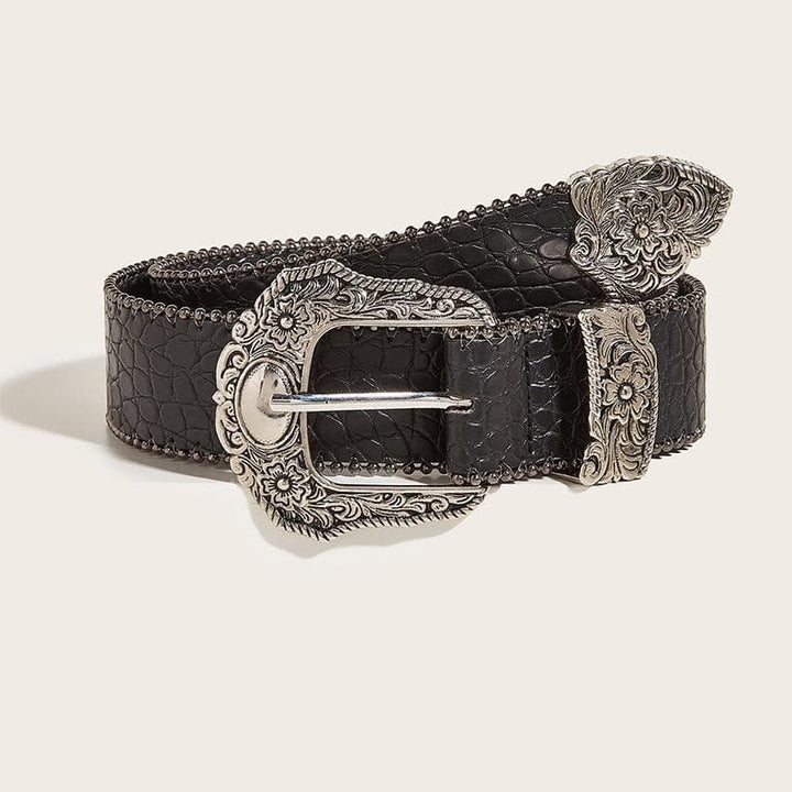 PU leather beaded adjustable belt  | Festival Outfits Women