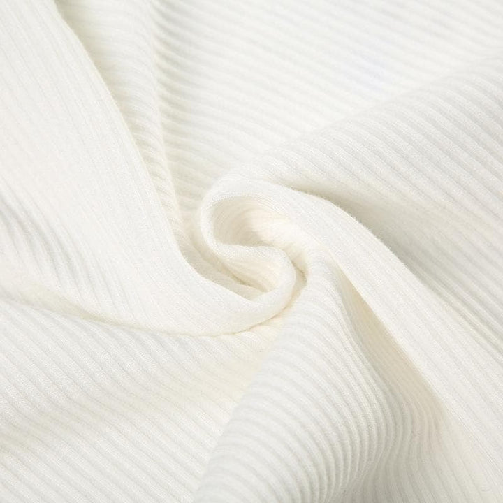 Kayan jikin mata masu kama da na lace hem mai ribibi da wuyan hannu | Kayan bikin mata