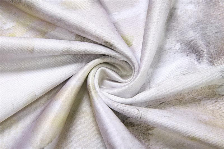 Cowl neck cross back o ring high slit print maxi dress  | Festival Outfits Women