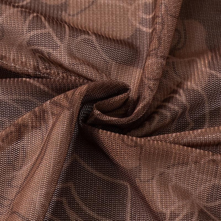 Doguwar riga mai sheƙi mai sheƙi a saman kafada | Kayan Biki na Mata