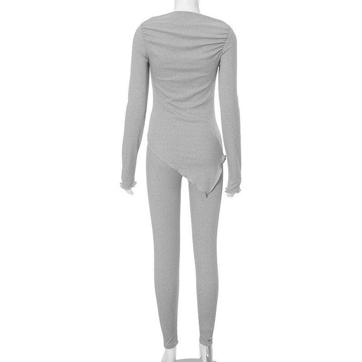 Satin dogon wando mai kauri mara tsari | Kayan bikin mata