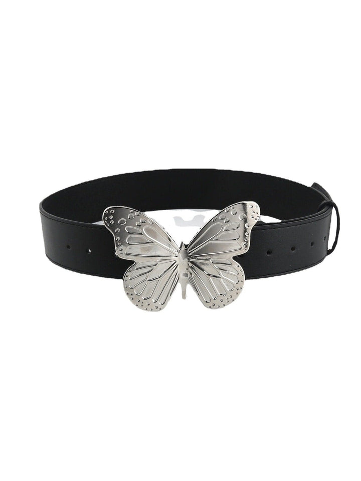 Butterfly decor PU leather belt  | Festival Outfits Women