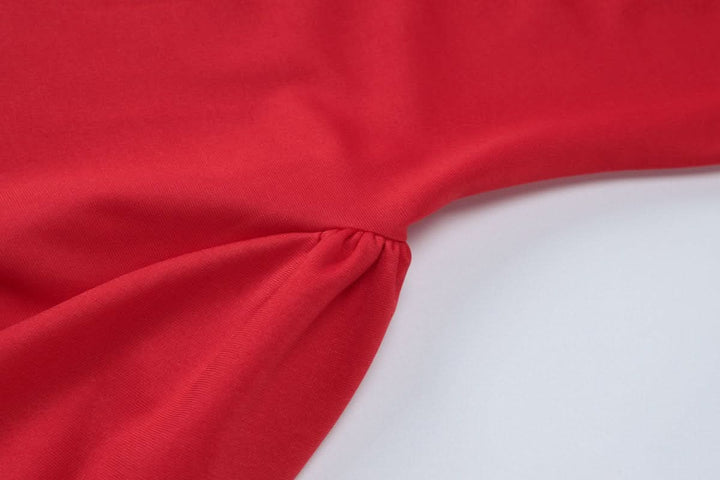 Long sleeve bowknot solid ruched mini dress  | Festival Outfits Women