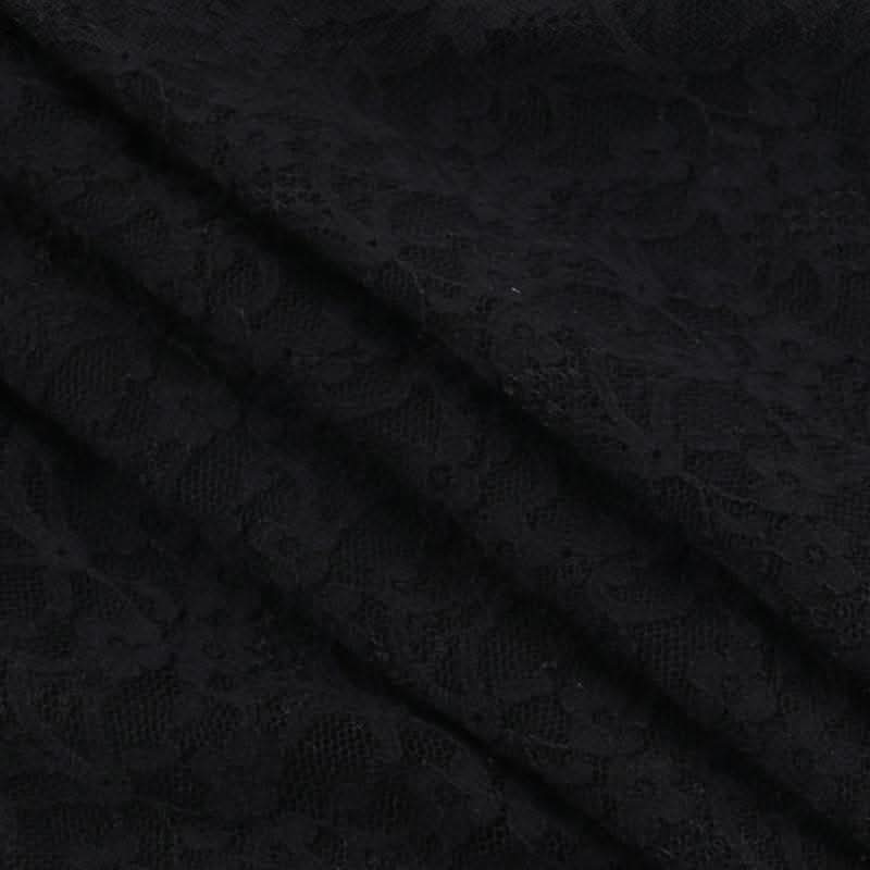 Lace solid long sleeve backless hollow out self tie cut out mini dress-final-sale  | Festival Outfits Women