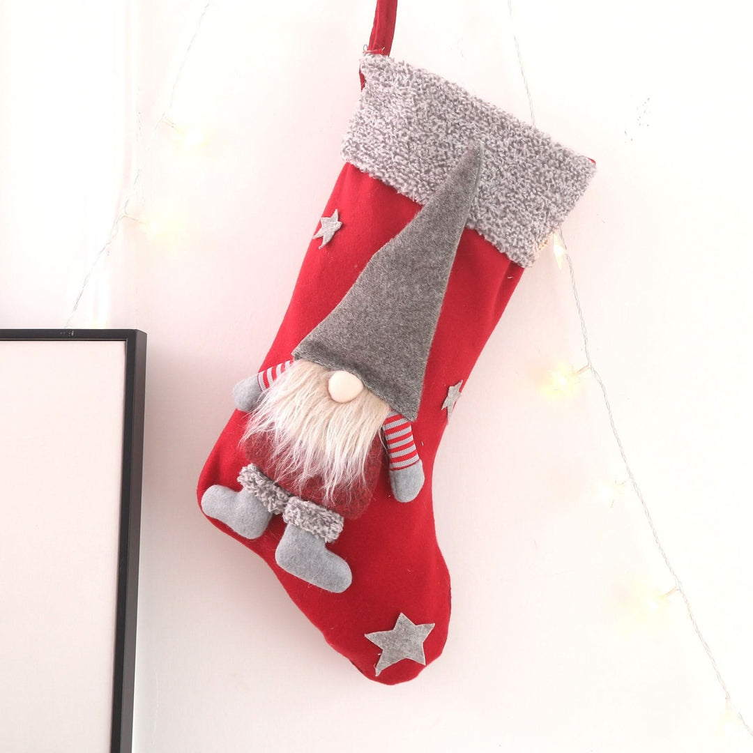 Fluffy no face doll applique socks decor  | Festival Outfits Women
