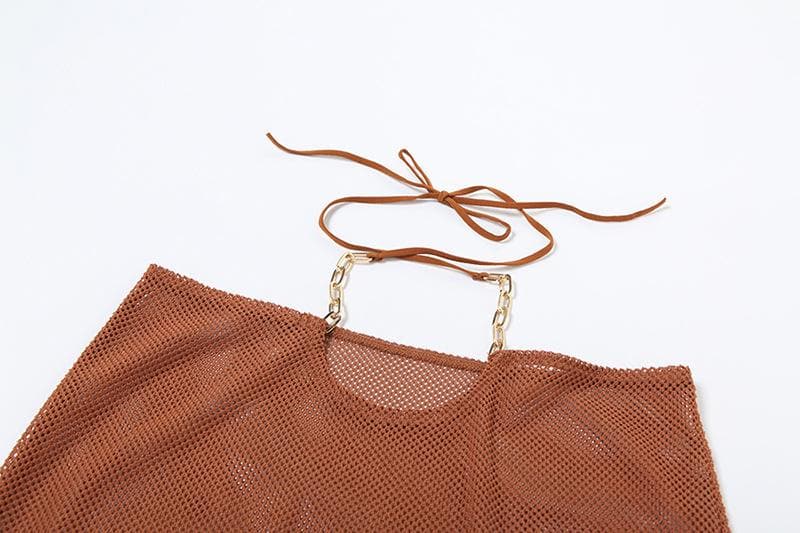 Siket ɗin siket mai ƙulli mai kyau da aka yi da cami maxi | Kayan Biki na Mata