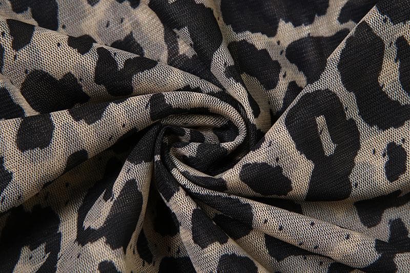 Halter leopard print backless top  | Festival Outfits Women  | Cheetah Print Top