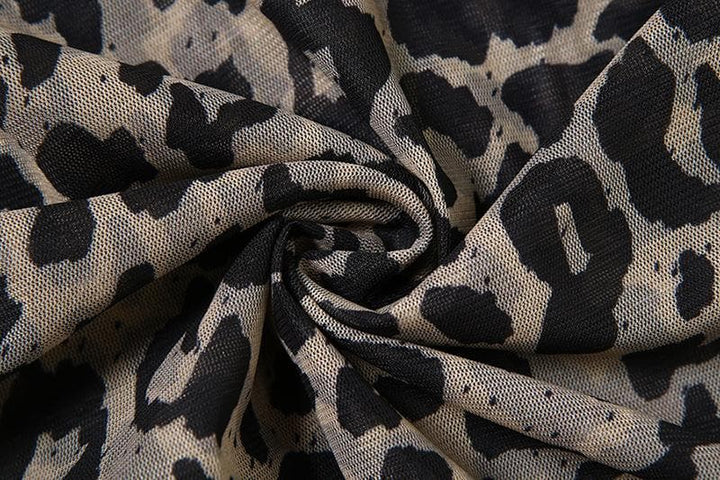 Halter leopard print backless top  | Festival Outfits Women  | Cheetah Print Top