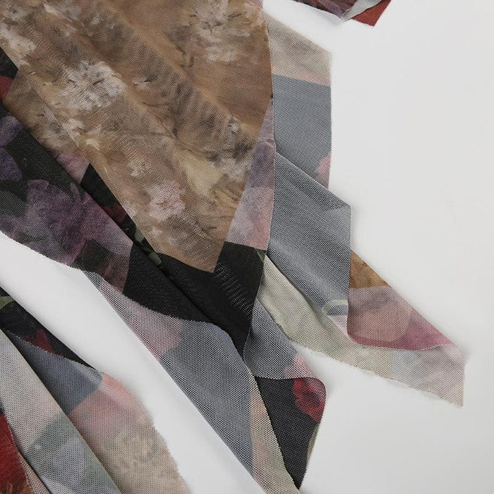 Rigar midi mara tsari ta U mai kama da ...