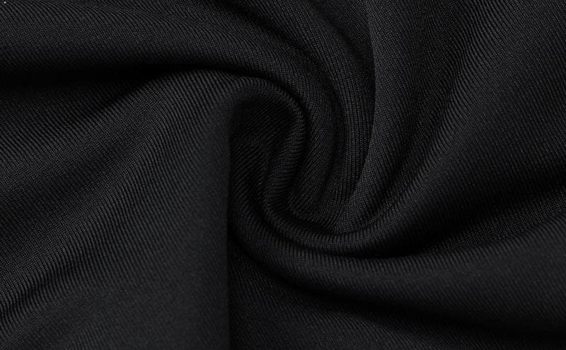 Riga mai gajeren hannu mai zagaye da wuyan hannu mara baya | Kayan Biki na Mata