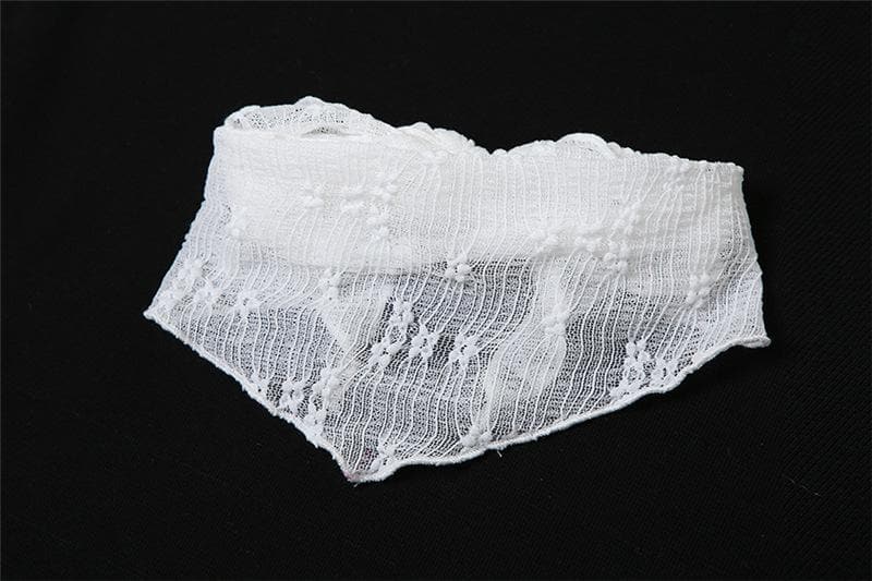 Ruched ruffle lace 2-way v neck cami mini dress  | Festival Outfits Women