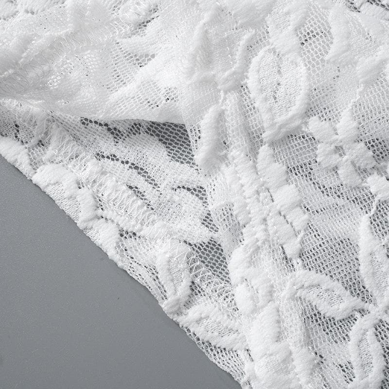 Ruched lace ruffle solid high rise pant-final-sale