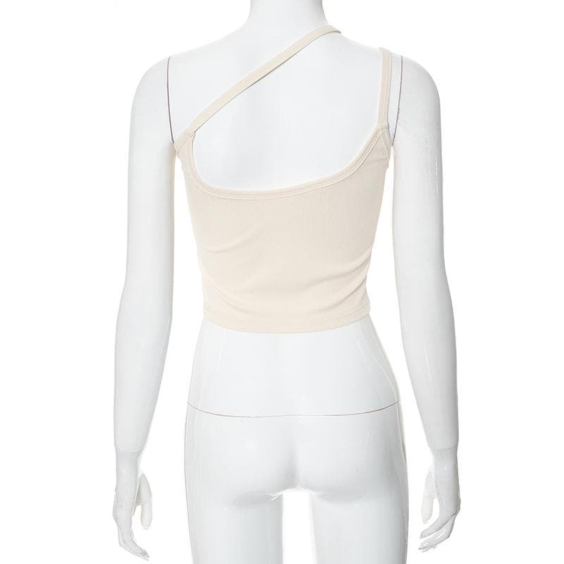 Riga ɗaya mai kauri a kafada mara tsari | Kayan Biki na Mata