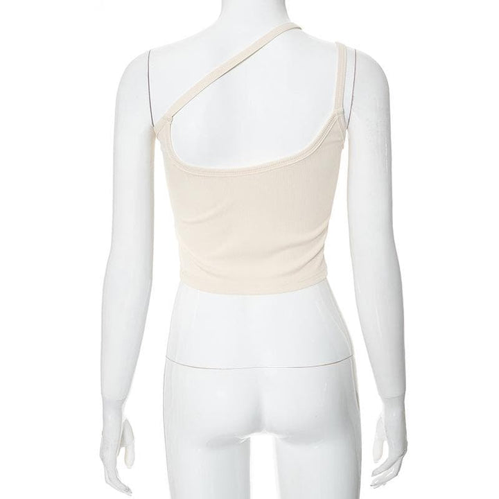 Riga ɗaya mai kauri a kafada mara tsari | Kayan Biki na Mata