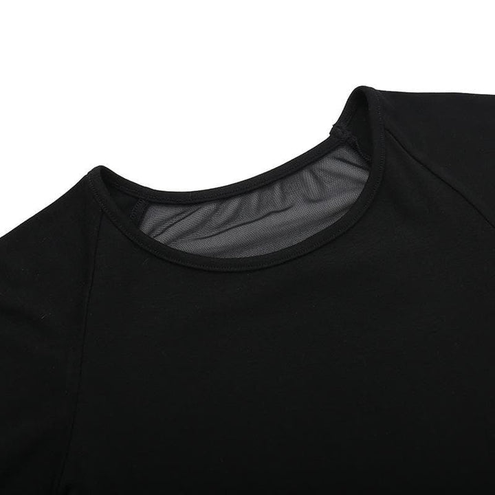 Takardar gajeriyar riga mai zagaye da aka buga a wuyan mata | Kayan Biki na Mata