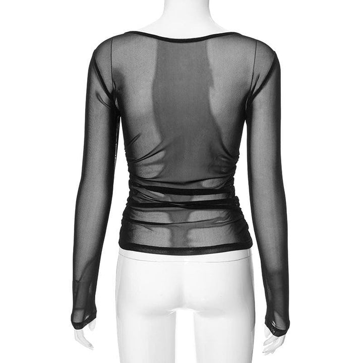 Riga mai kauri mai dogon hannu mai kauri | Kayan Biki na Mata