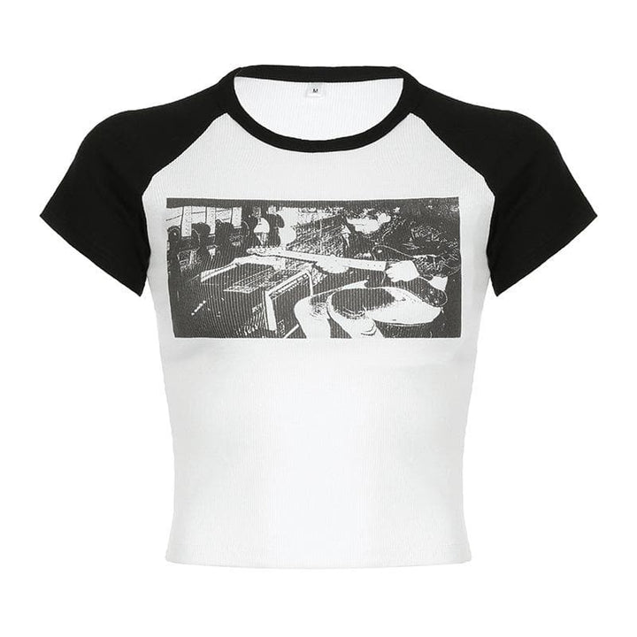 Takardar gajeriyar riga mai kama da crewneck | Kayan Biki na Mata