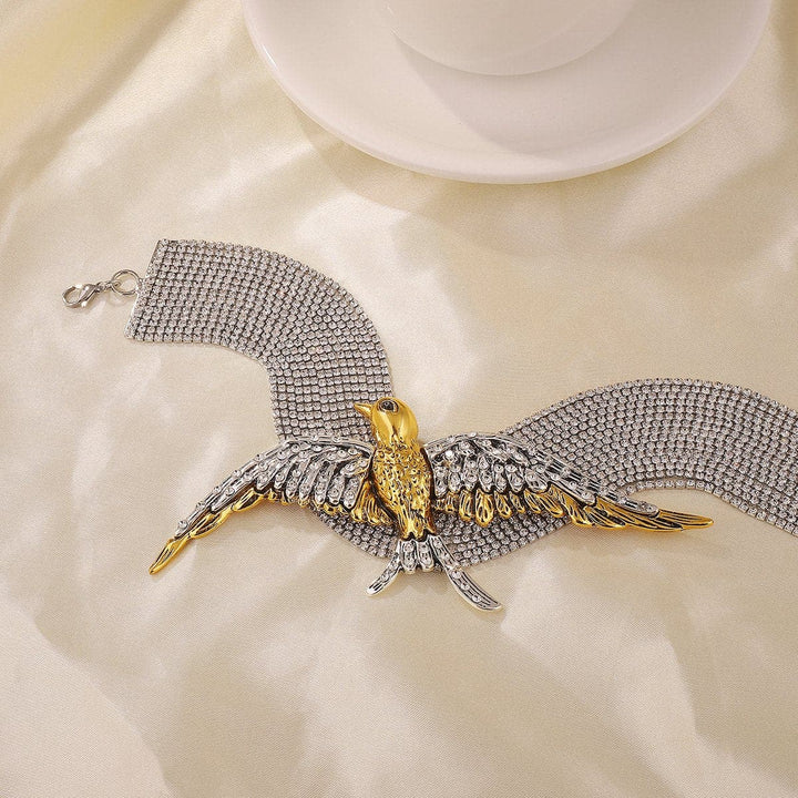 Layered swallow decor choker necklace  | Festival Outfits Women