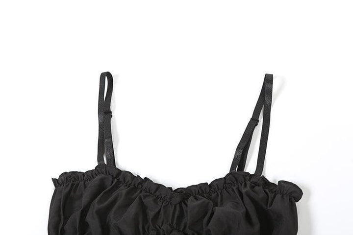 Smocked ruched low rise pant set-final-sale  | Festival Outfits Women