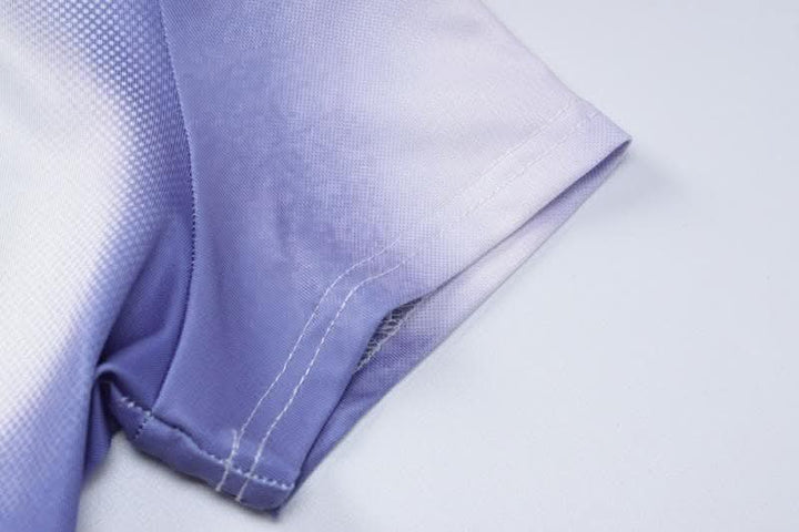 Short sleeve high neck contrast body print mini skirt set-final-sale  | Festival Outfits Women