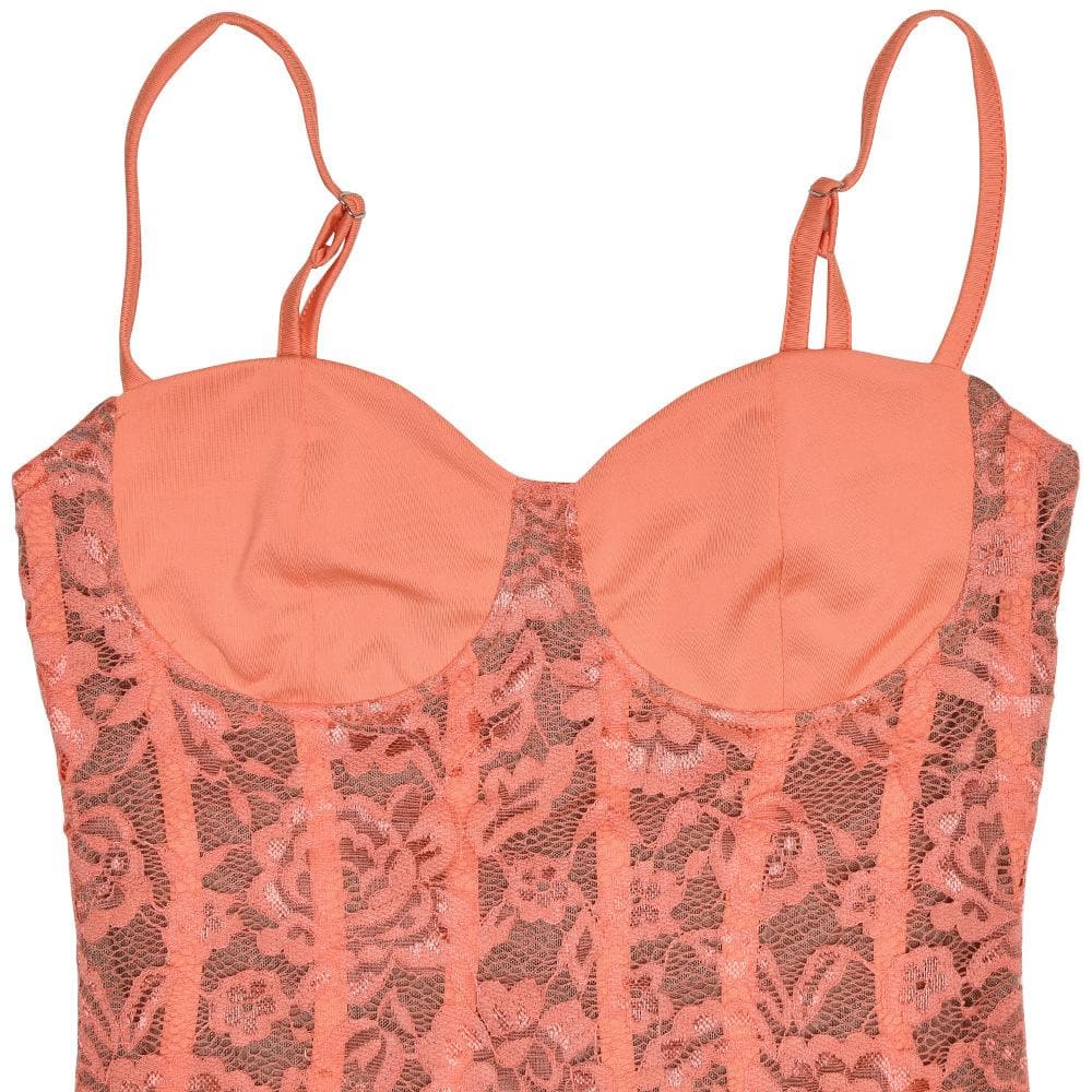 Sweetheart neck lace bustier cami maxi dress  | Festival Outfits Women