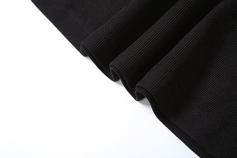 Mesh patchwork solid long sleeve square neck midi dress-final-sale  | Festival Outfits Women