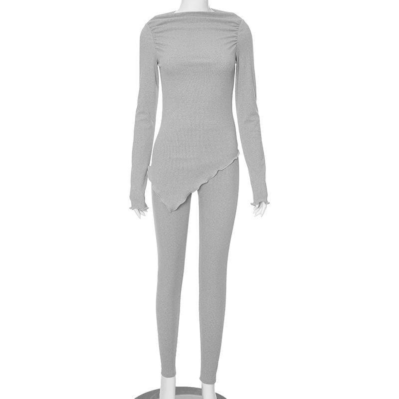 Satin dogon wando mai kauri mara tsari | Kayan bikin mata