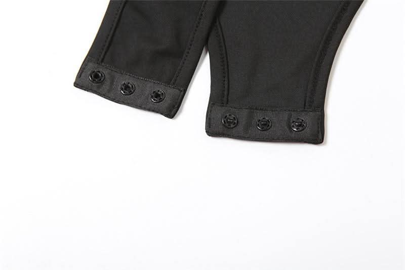 Halter v neck hollow out 2 piece cami bodysuit-final-sale