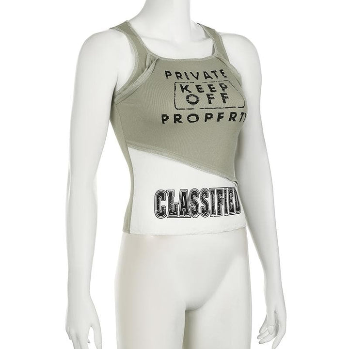 Riga mai siffar wuyan murabba'i mai siffar tanki mara tsari | Kayan Biki na Mata