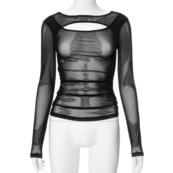 Riga mai kauri mai dogon hannu mai kauri | Kayan Biki na Mata