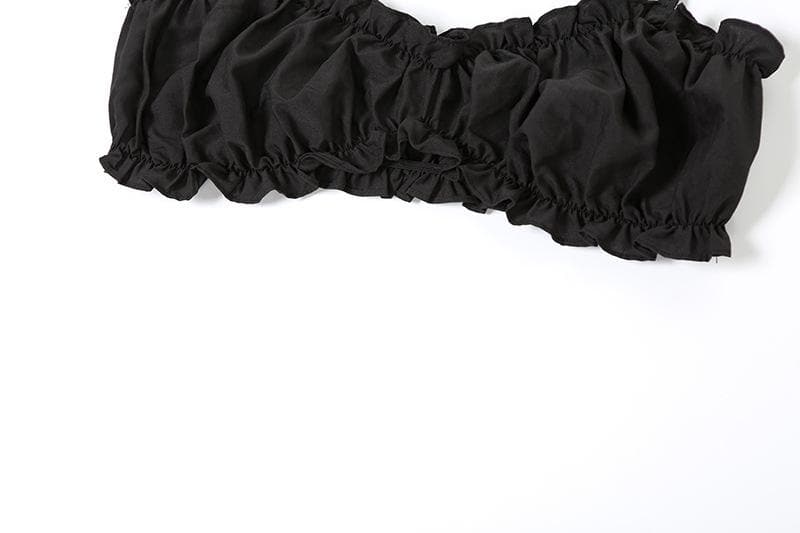 Smocked ruched low rise pant set-final-sale  | Festival Outfits Women