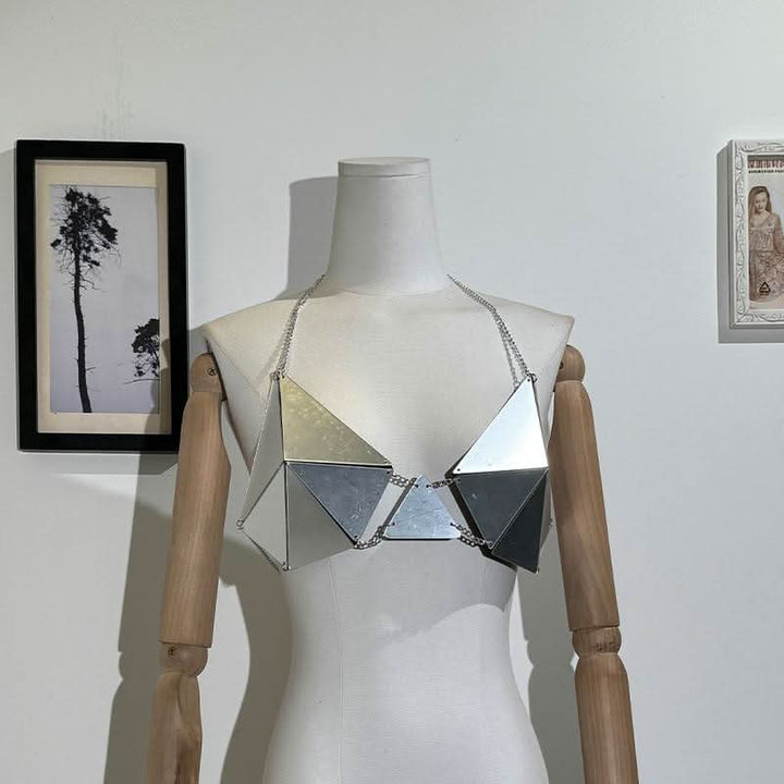 V neck halter hollow out backless cut out top  | Festival Outfits Women