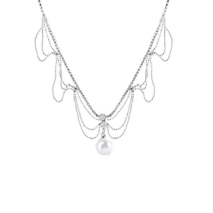 Abun wuya mai laushi na lu'u-lu'u na jabu | Kayan Biki na Mata