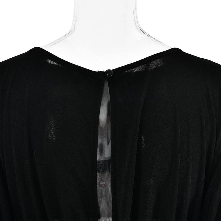 Button ruched corset solid long sleeve mini dress-final-sale  | Festival Outfits Women