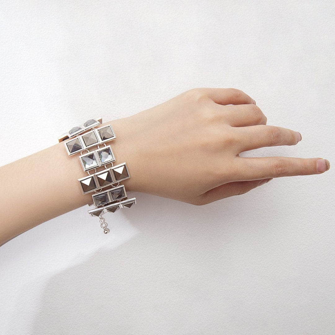 Rhinestone irregular chain bracelet  | Festival Outfits Women